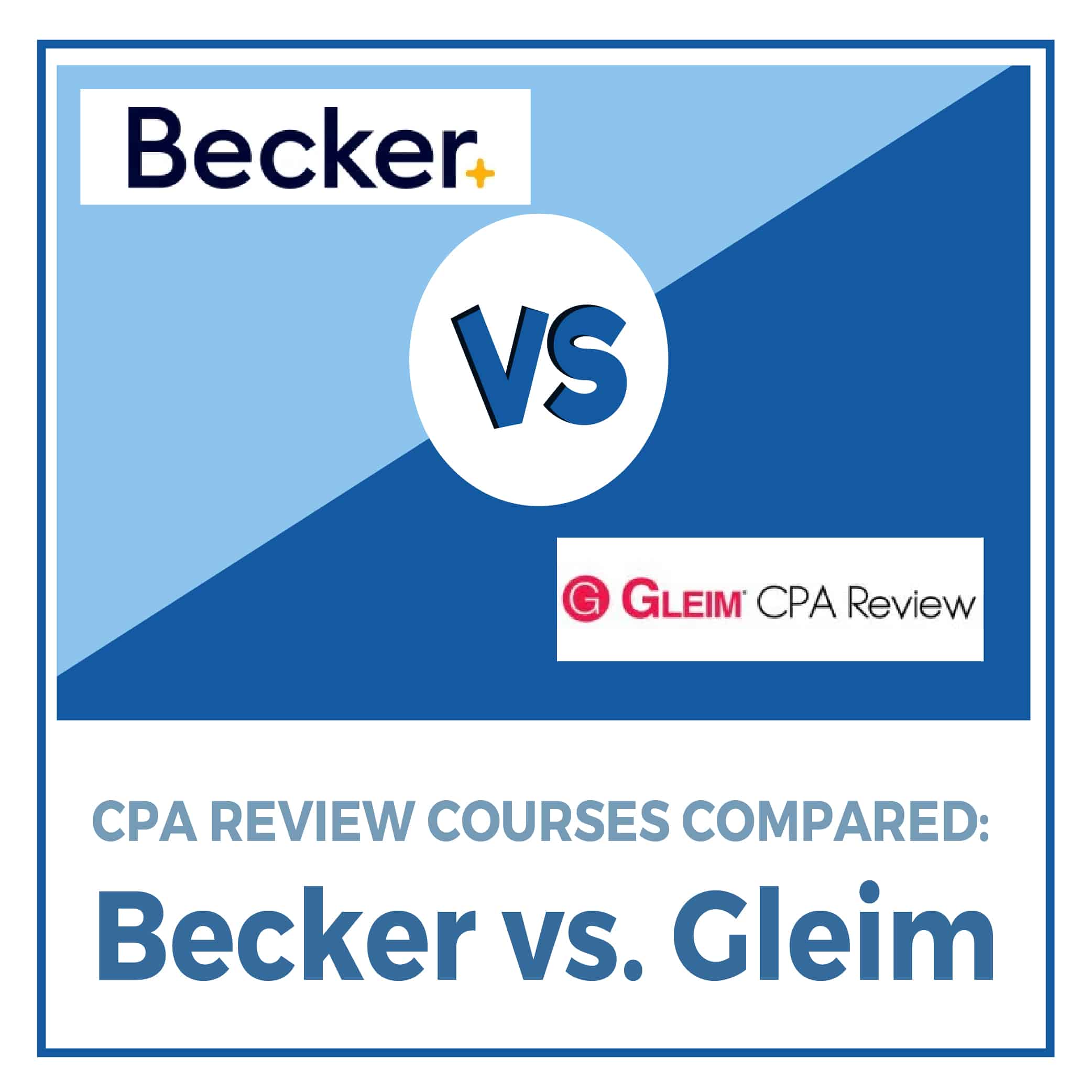 A Comparison of Becker vs Gleim CPA Review